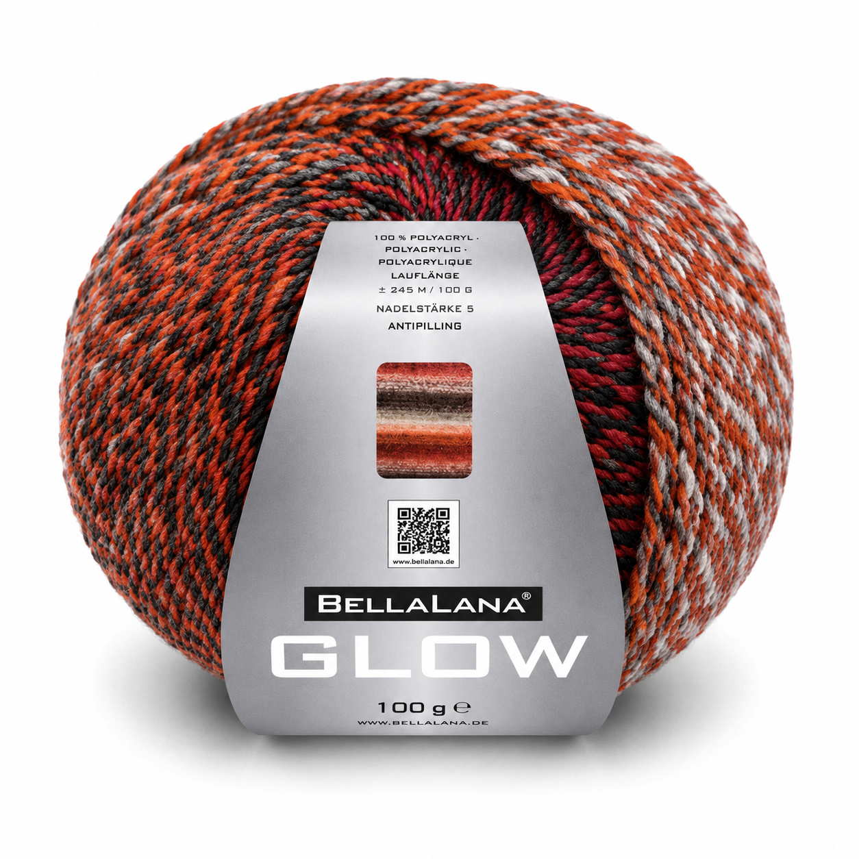 bellalana-glow-strickgarn-orange-300-mit-glanz-verlauf image 8