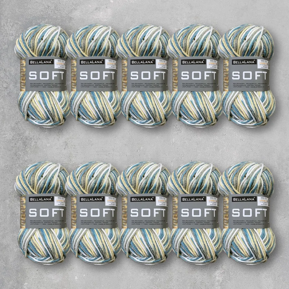 bellalana-soft-color-wollpaket-10x50g-bunt-multicolor-baumwolle image 1
