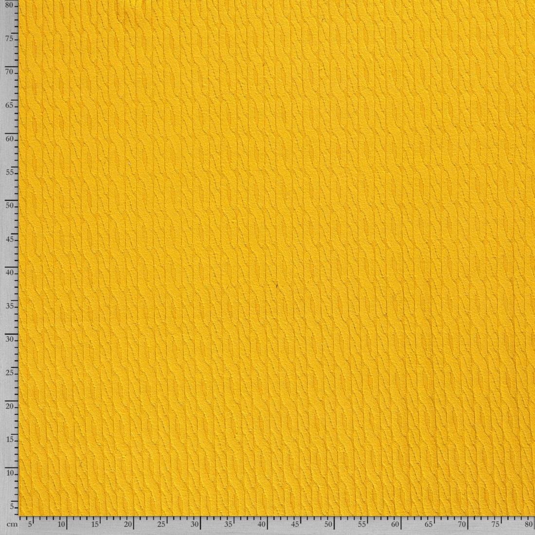 n-hfrosch-strick-jacquard-zopfmuster-senfgelb-meterware image 3