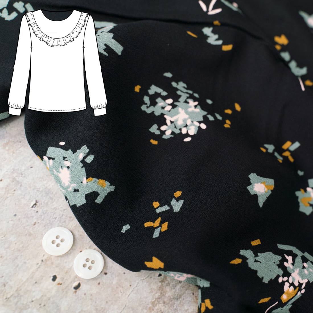 n-hfrosch-n-hpaket-bluse-seni-ocella-schwarz-viskose image 1