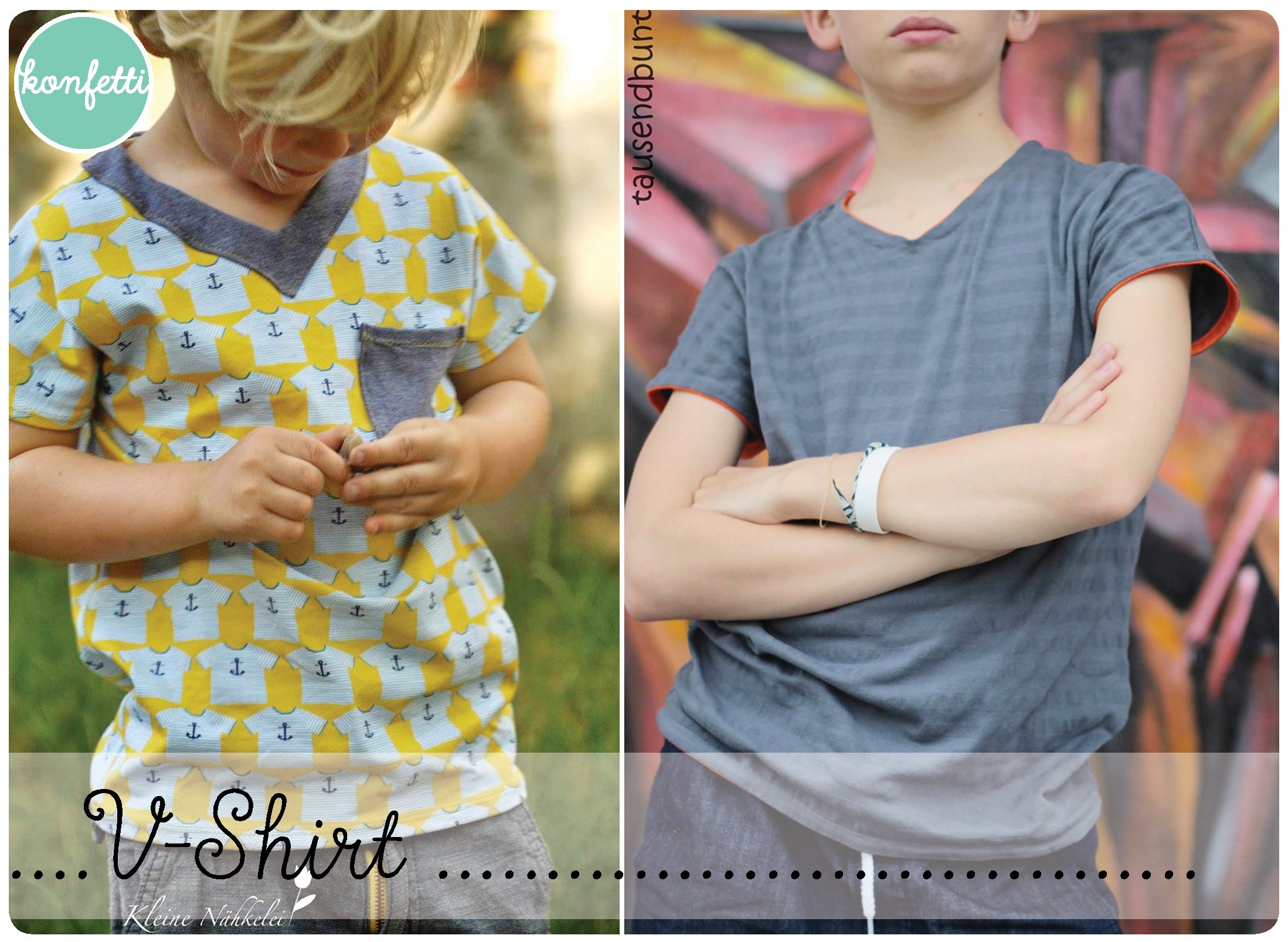 konfetti-patterns-v-shirt-schnittmuster-kinder-v-ausschnitt-86-164 image 1