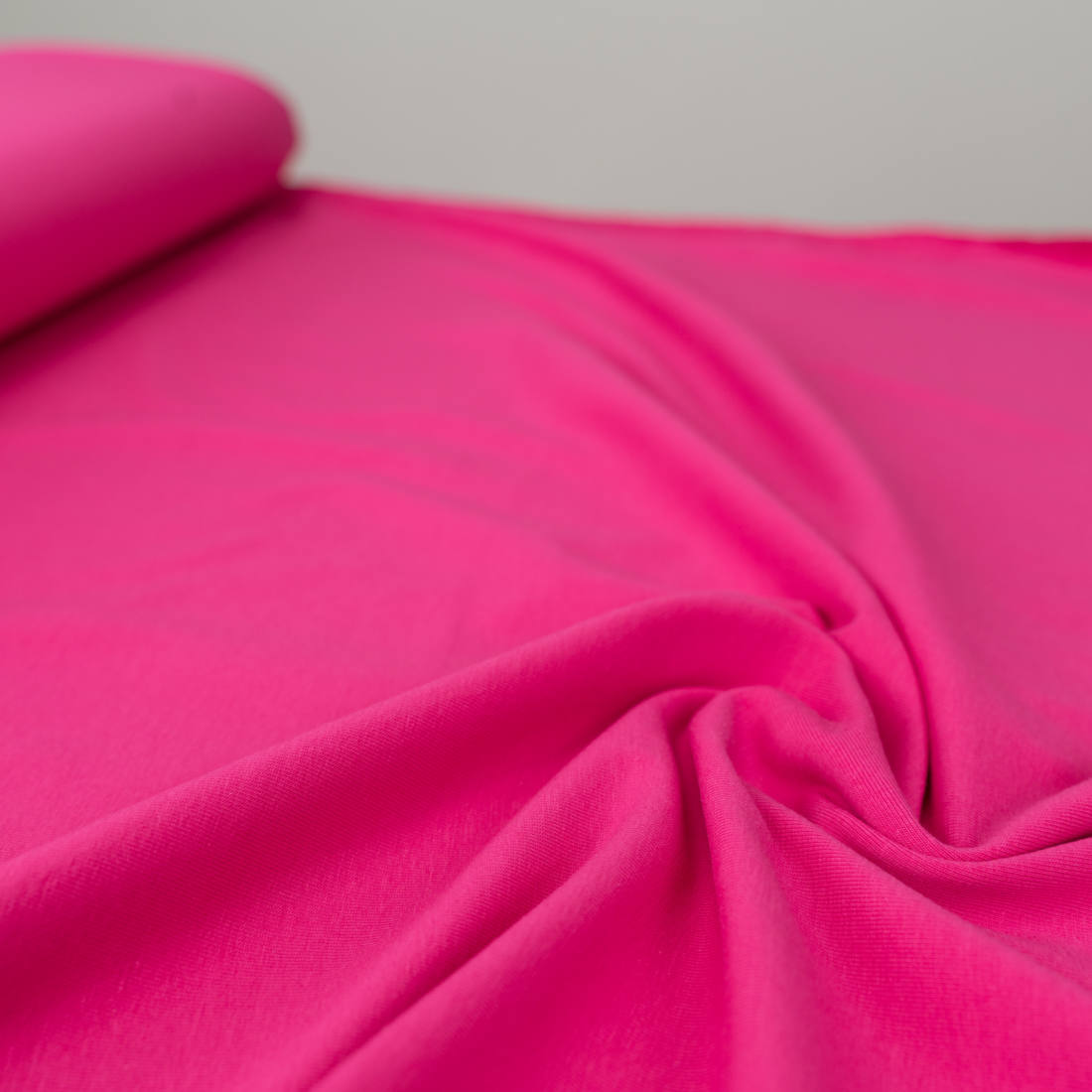 n-hfrosch-stoffe-baumwolljersey-uni-jerseystoff-pink-220-g-m image 3