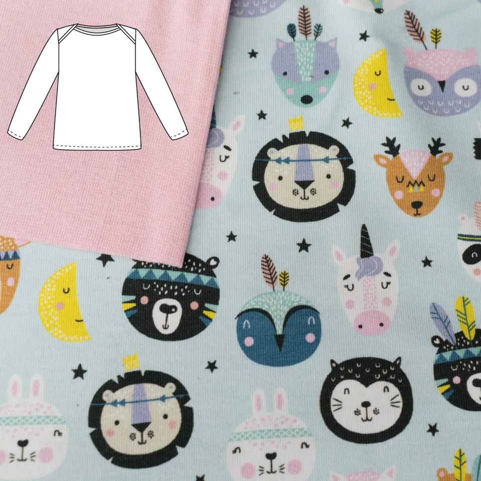 n-hfrosch-n-hpakete-kerdil-babyshirt-n-hset-boho-tiere-rosa image 1