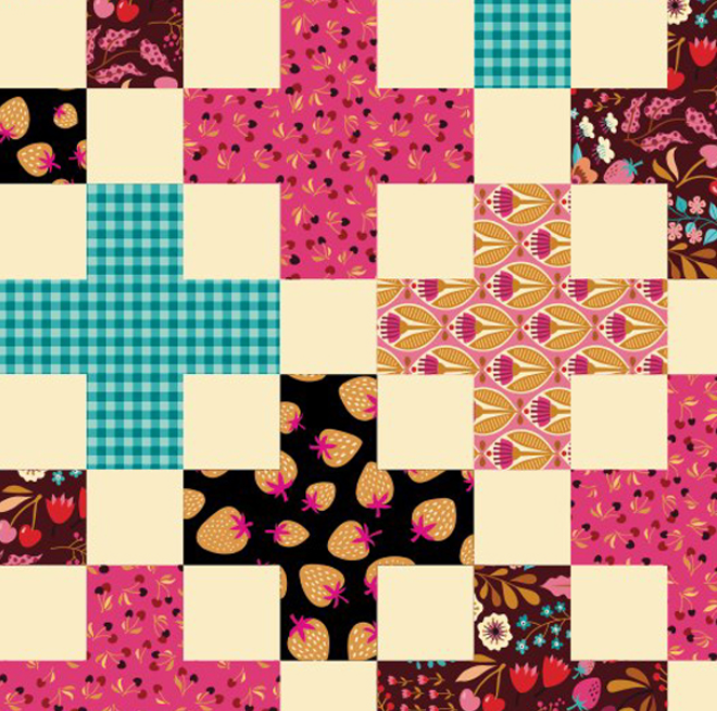 hamburger-liebe-picknick-cheater-quilt-popeline-panel-bio image 3