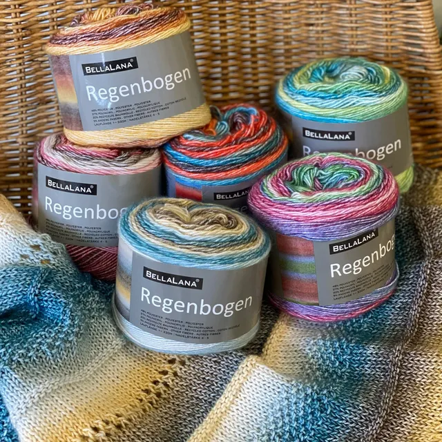 bellalana-regenbogen-wollpaket-5x150g-gelb-blau-306-vorteilspreis image 1