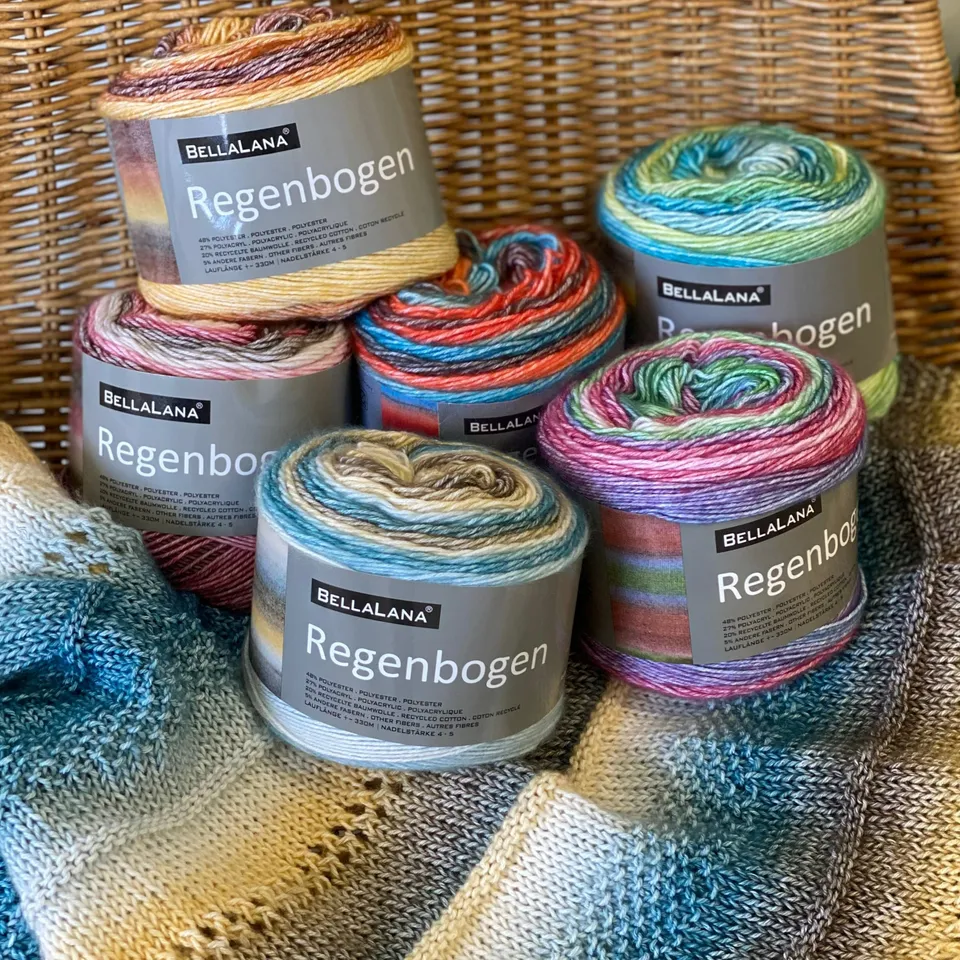 bellalana-regenbogen-wollpaket-5x150g-gelb-blau-306-vorteilspreis image 1