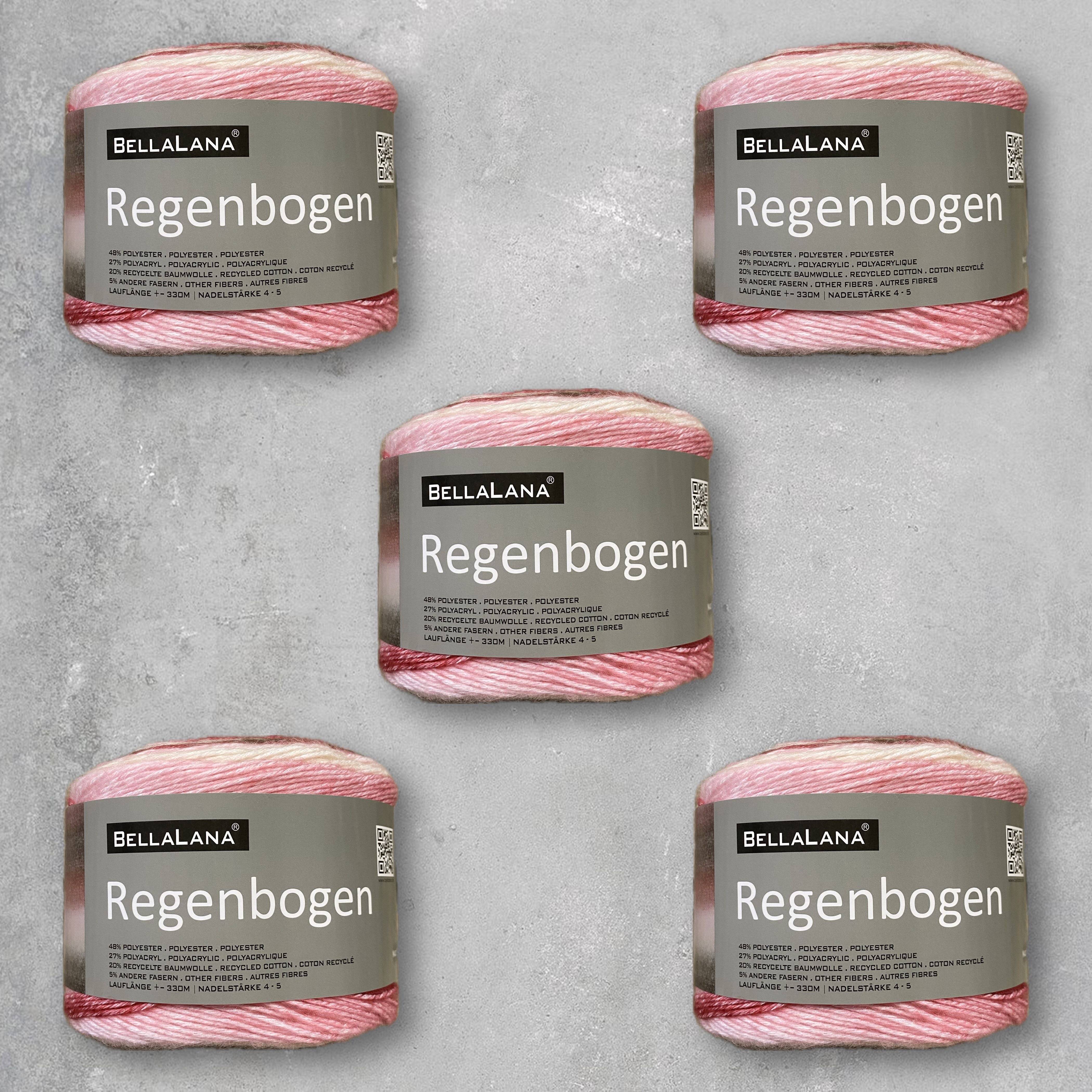 bellalana-regenbogen-wollpaket-5x150g-gelb-blau-306-vorteilspreis image 6