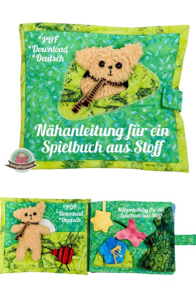 n-hfrosch-teddys-tag-schnittmuster-quiet-book-f-hlbuch image 1