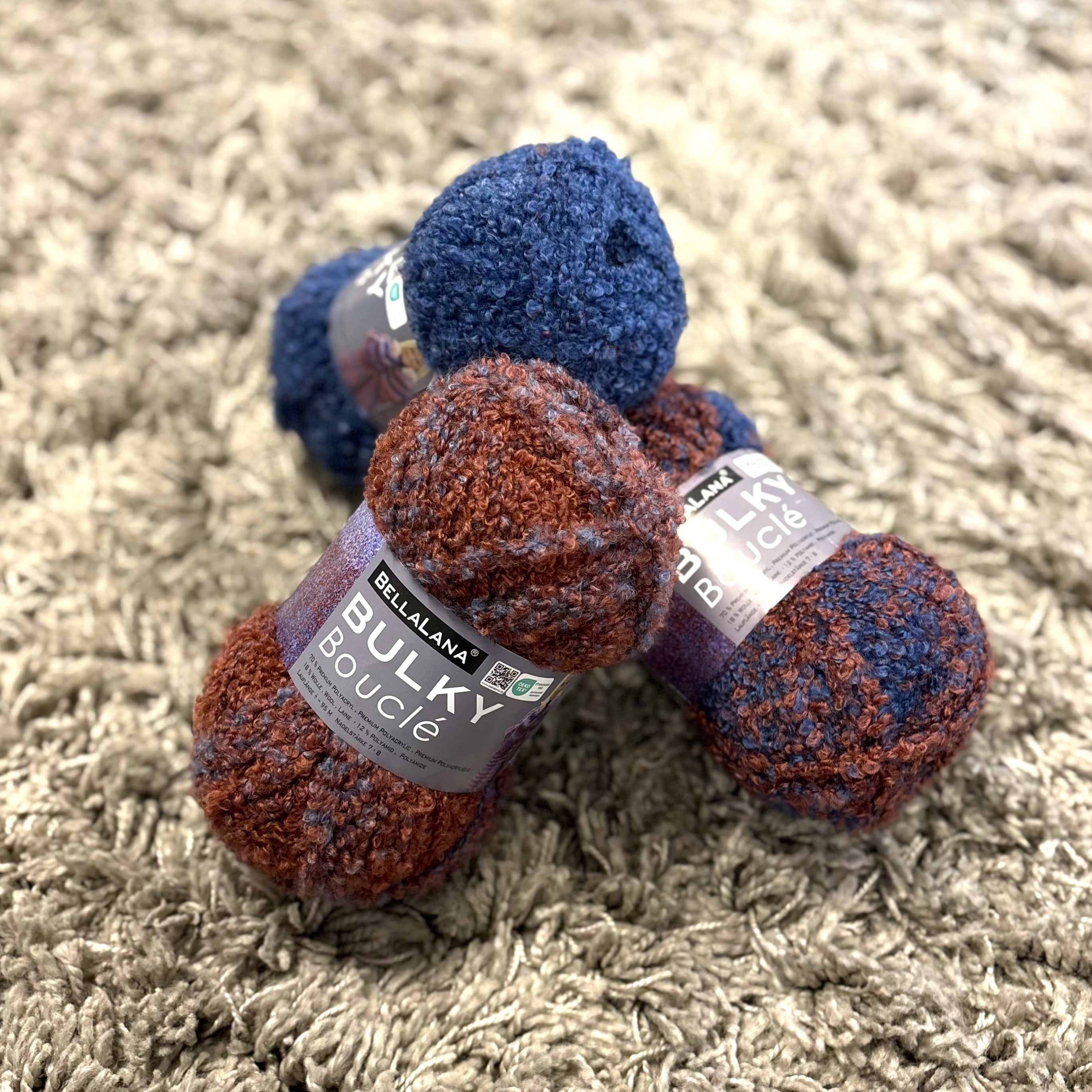bellalana-einzelkn-uel-bulky-boucl-garn-bordeaux-blau image 2