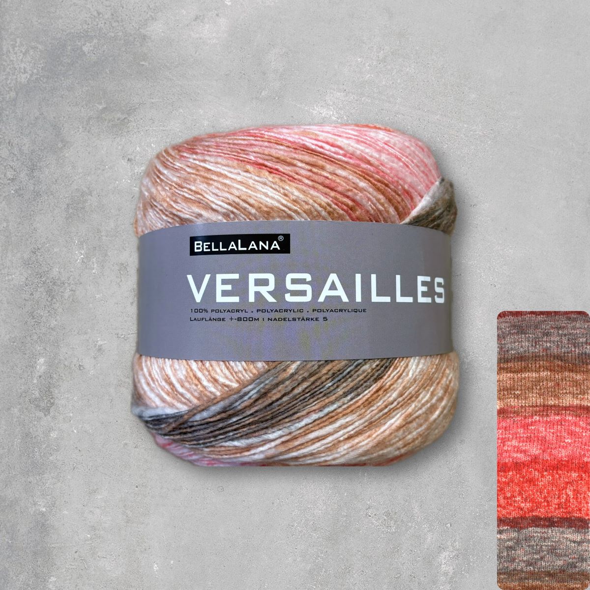 bellalana-versailles-strick-set-poncho-rosa-t-rkis-gr-36-40 image 7
