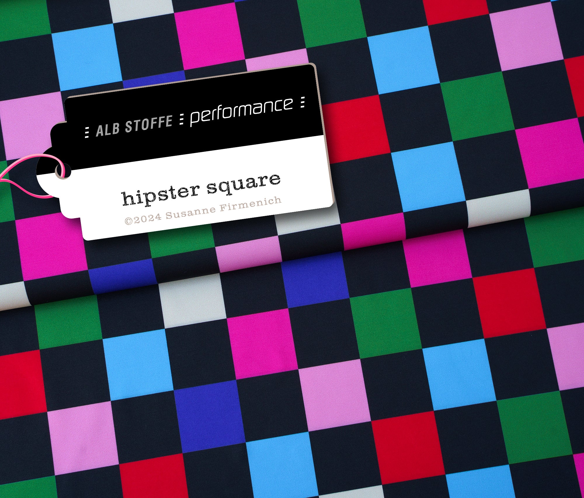 hamburger-liebe-performance-hipster-square-black-stoff-meterware-uv image 1