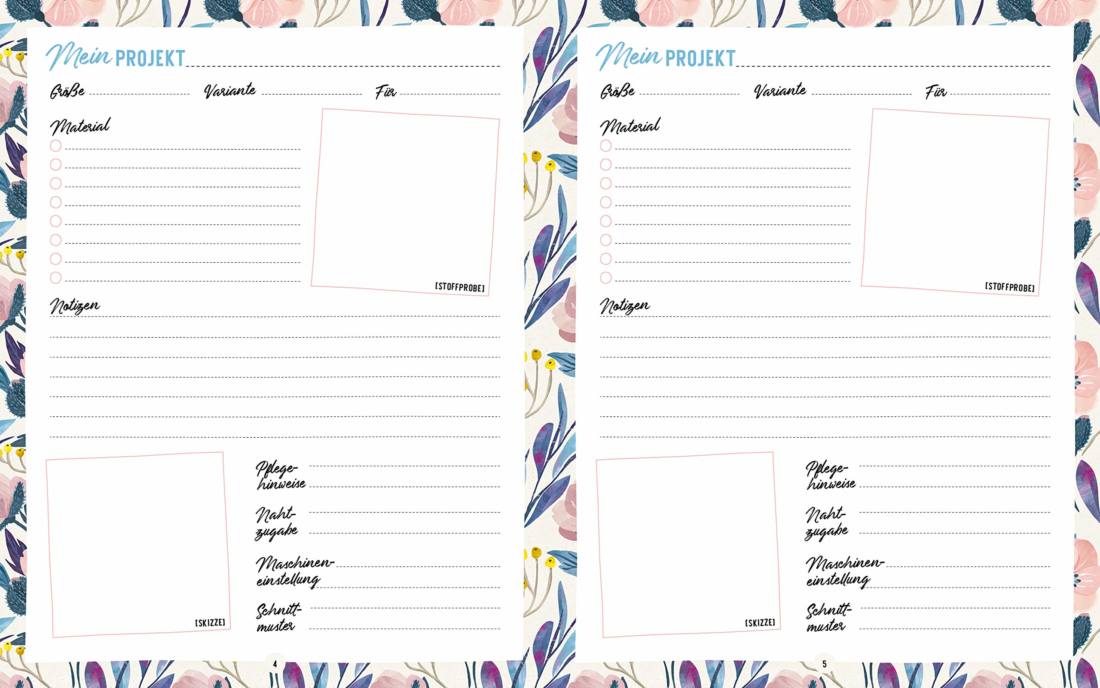 n-hfrosch-n-hb-cher-meine-n-hprojekte-n-hbuch-planer-64-seiten image 2