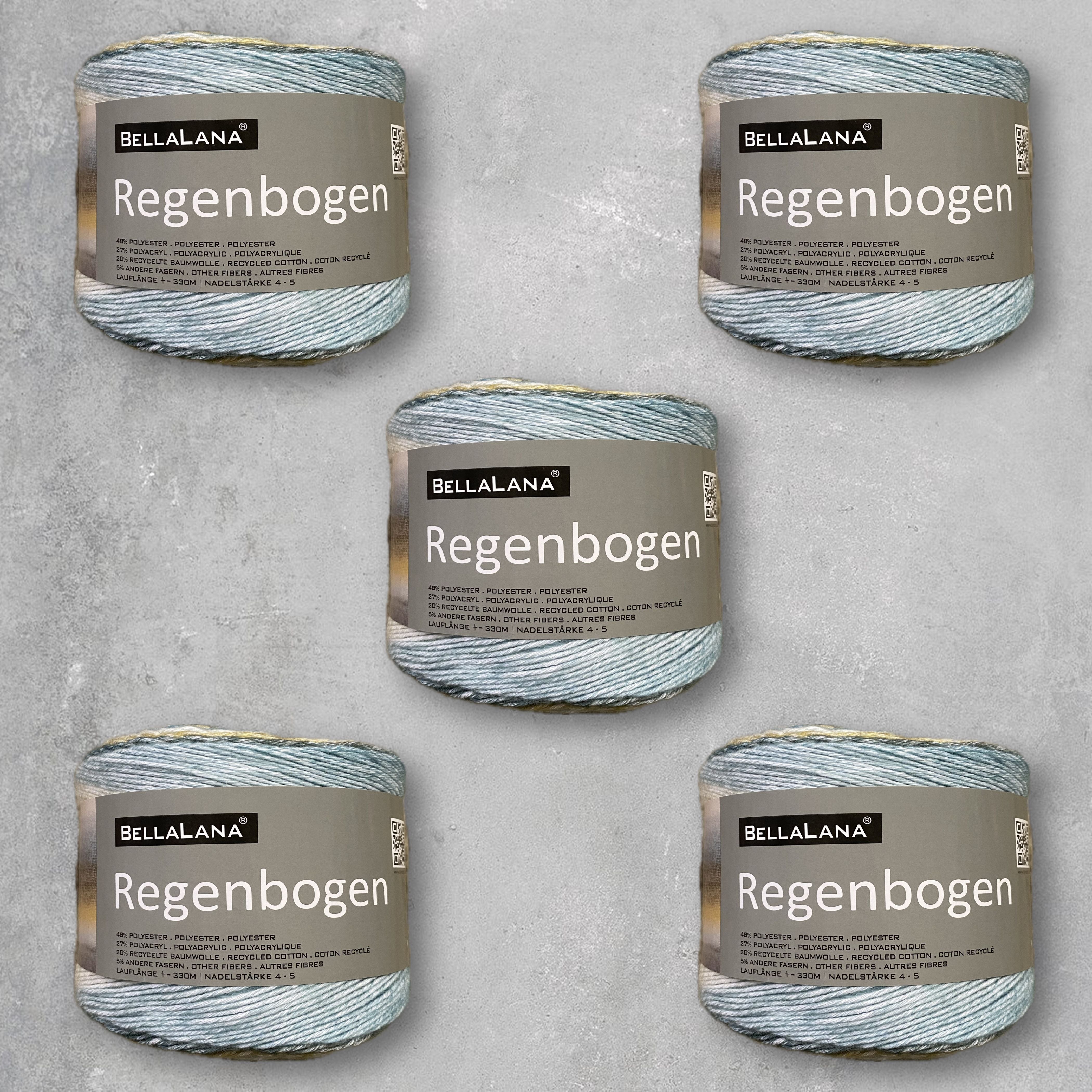 bellalana-regenbogen-wollpaket-5x150g-gelb-blau-306-vorteilspreis image 4