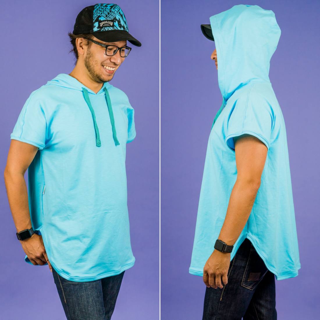n-hfrosch-pintar-papierschnittmuster-unisex-hoodie-kurzarm image 7