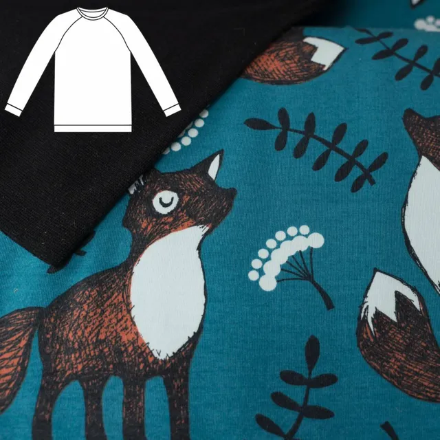 n-hfrosch-n-hpakete-kids-shirt-sama-fuchs-petrol-n-hset image 1