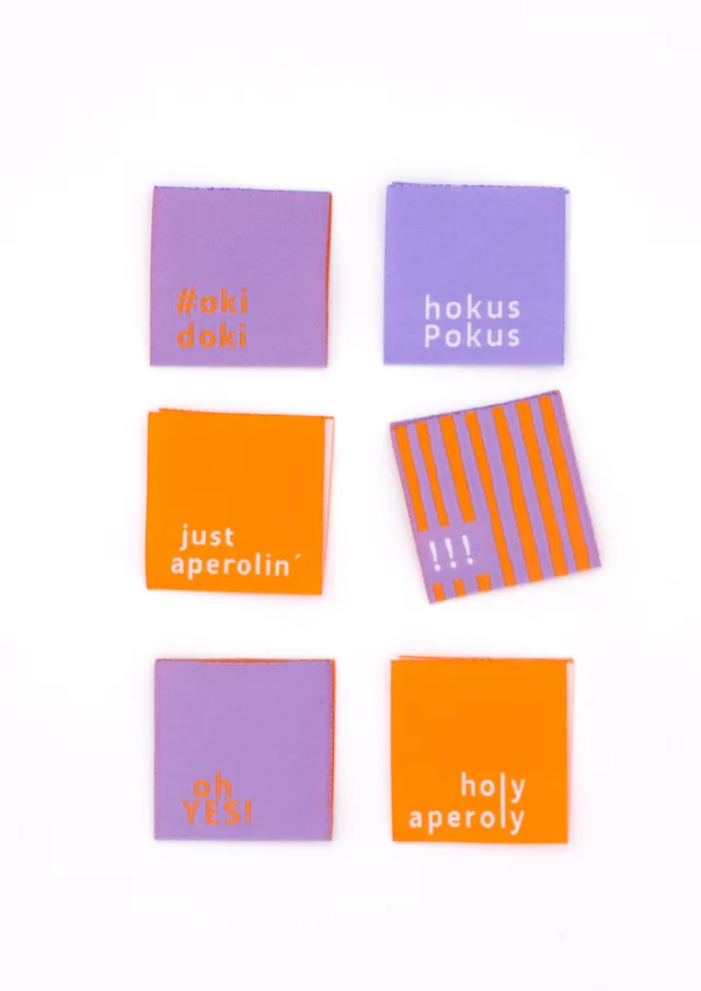 konfetti-patterns-weblabel-lilac-aperol-6er-set-etiketten image 1