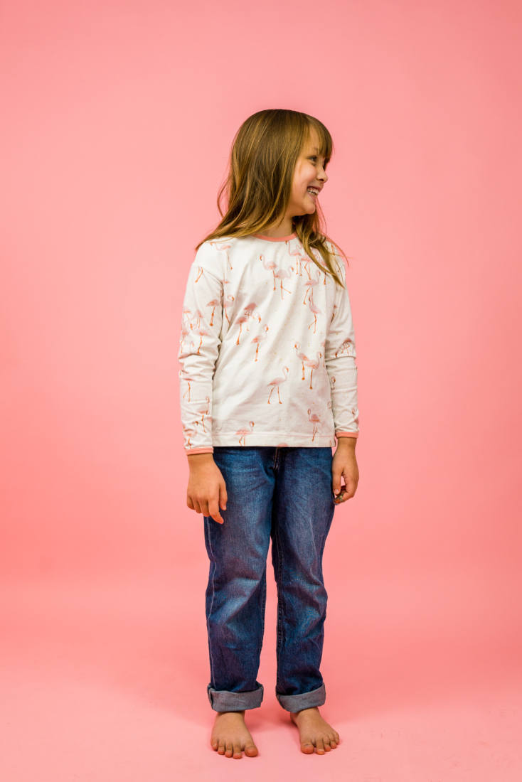 n-hfrosch-sama-kids-shirt-n-hpaket-flamingo-raglanshirt image 3