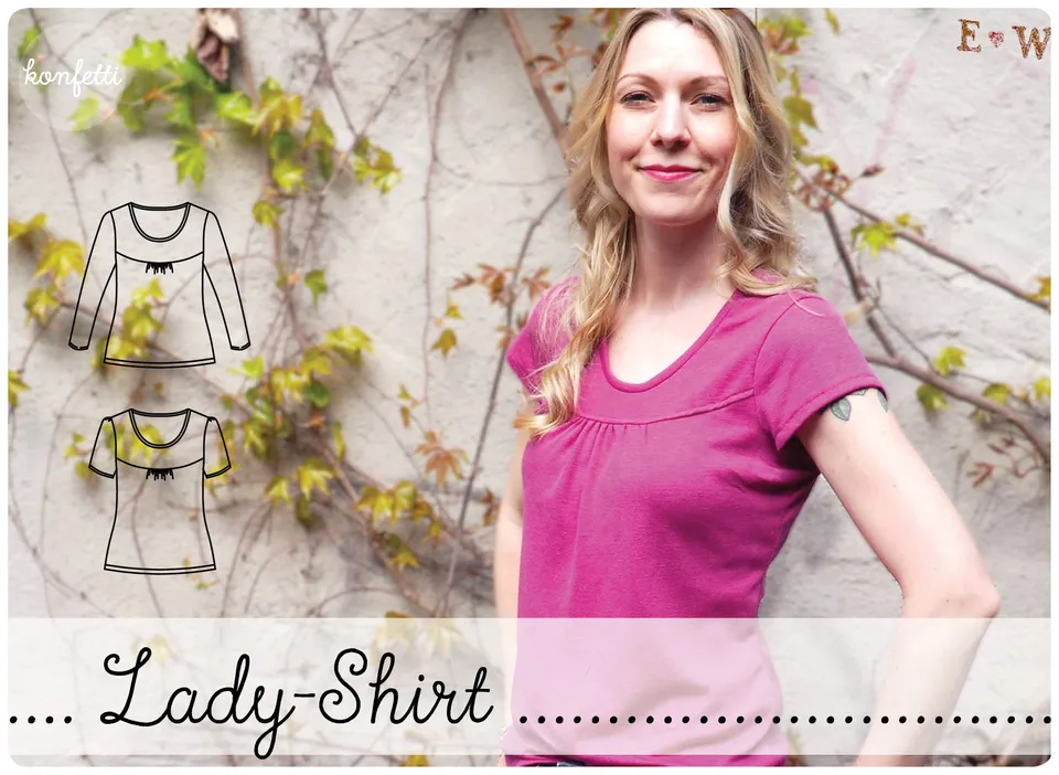 konfetti-patterns-lady-shirt-schnittmuster-gr-32-50-t-shirt image 1
