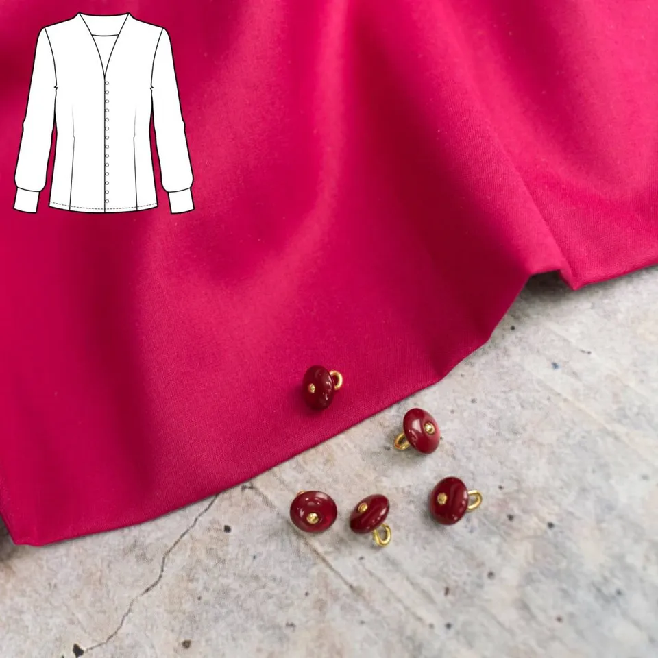 n-hfrosch-perlente-n-hpaket-bluse-voile-rot-senkn-pfe image 1