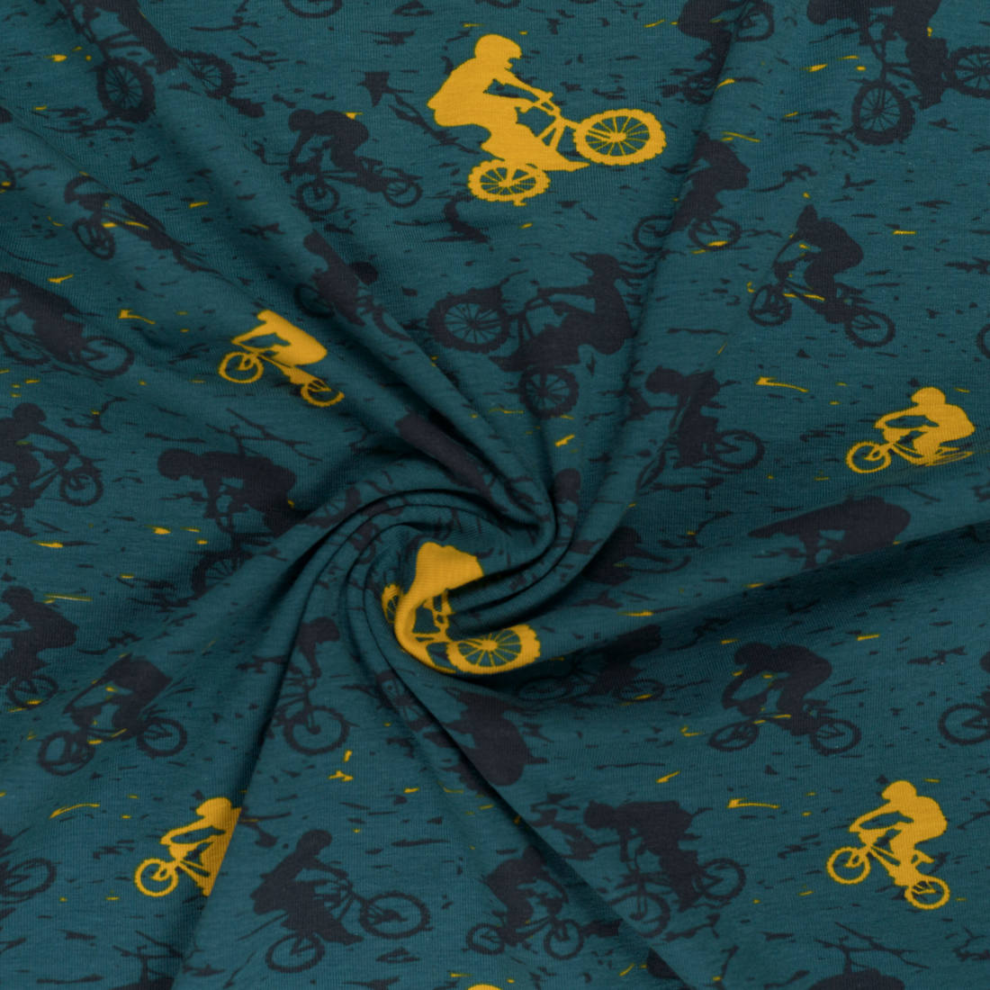 n-hfrosch-n-hpakete-baumwoll-jersey-bmx-bike-jersey-petrol image 2