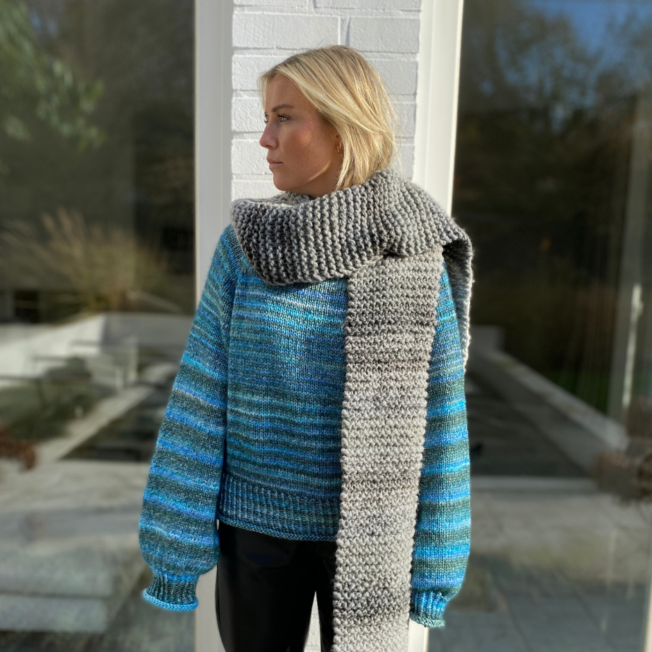 bellalana-freestyle-kuschel-schal-strickset-schwarz-wei-anf-nger image 5