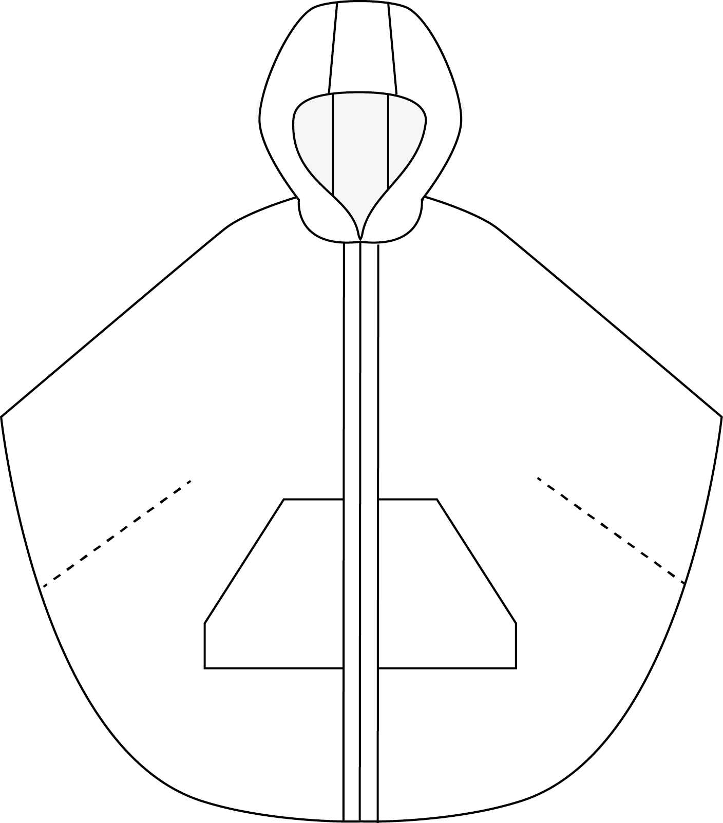 n-hfrosch-layak-schnittmuster-kinder-cape-poncho-mit-kapuze image 2