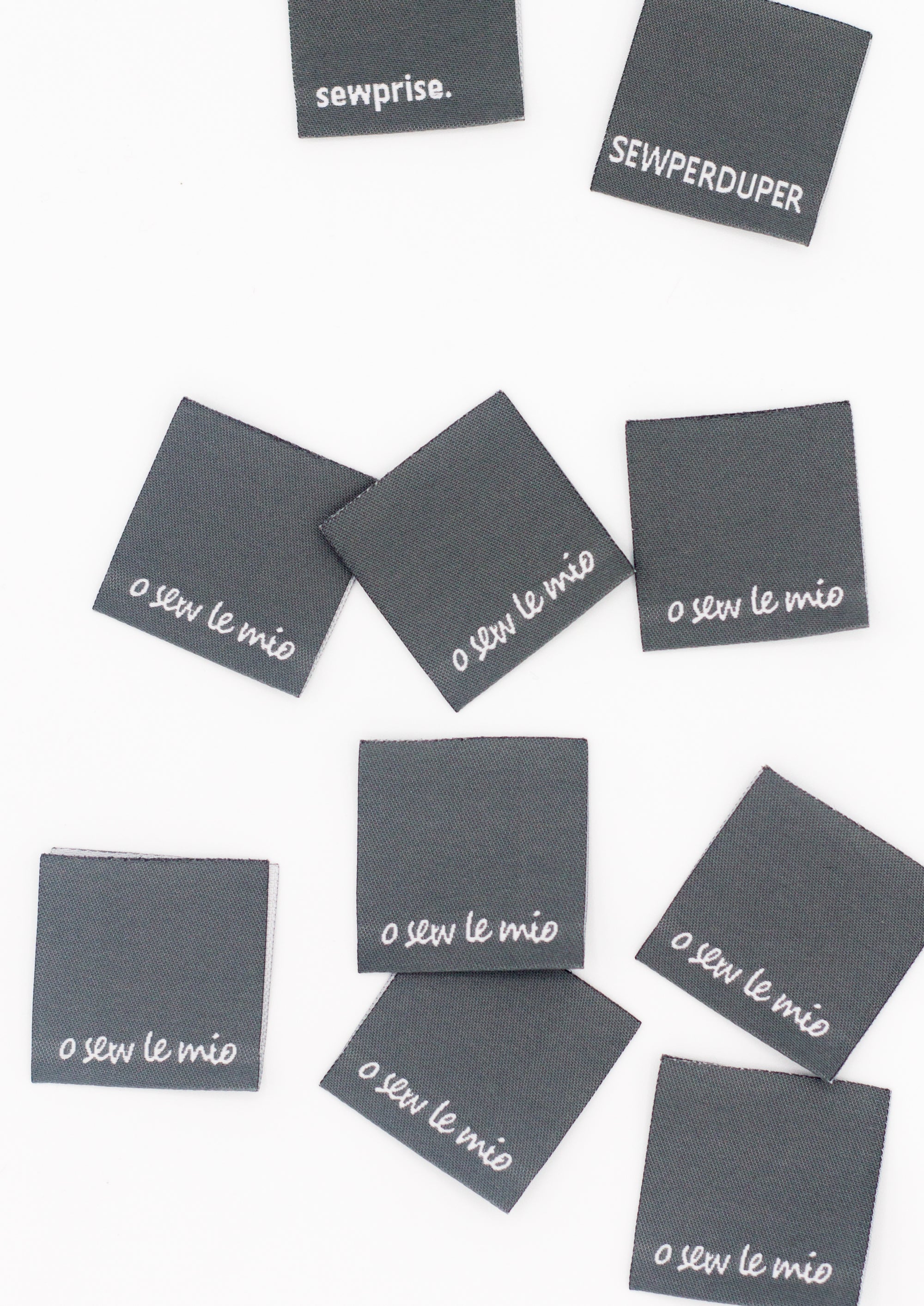 konfetti-patterns-label-weblabel-9er-set-o-sew-le-mio-grau image 1