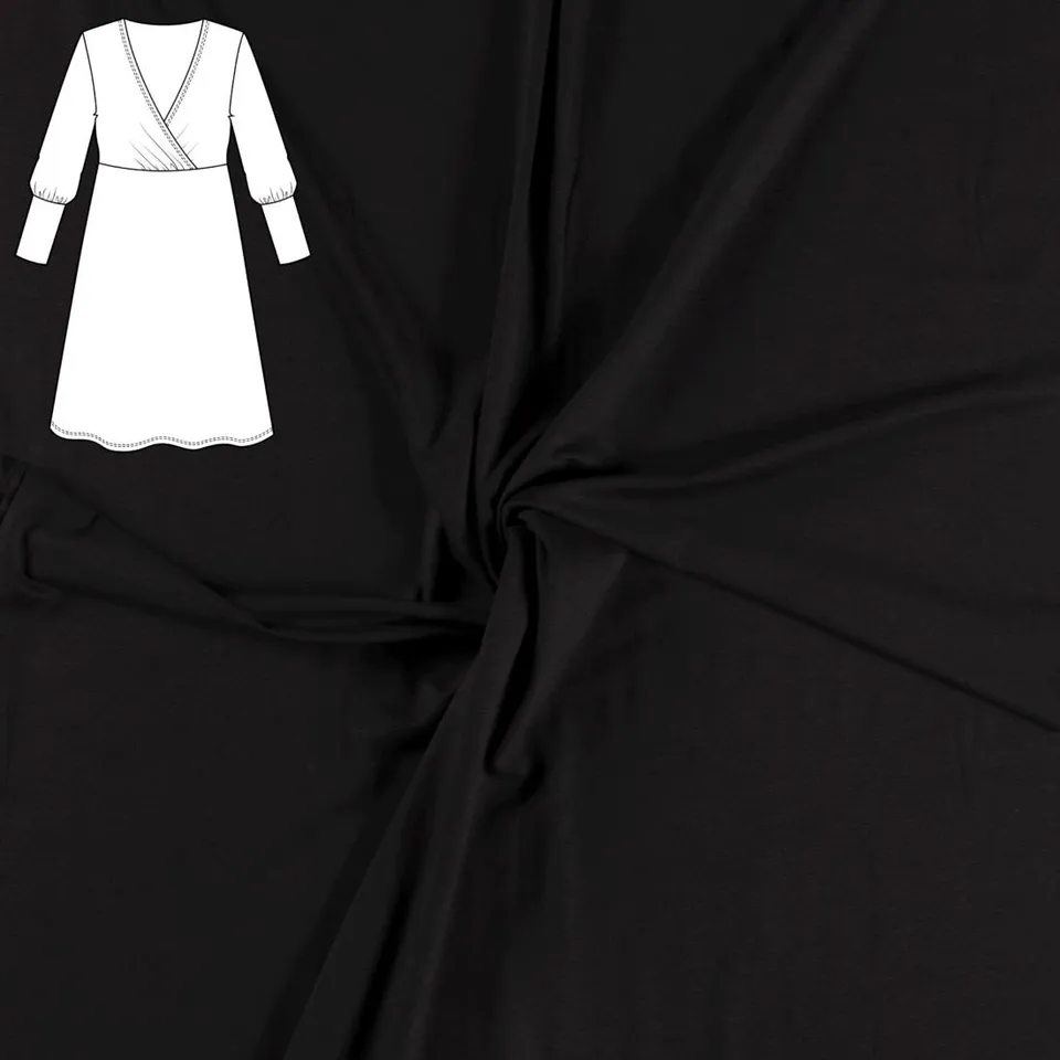 n-hfrosch-n-hpakete-sihir-bio-jersey-kleid-schwarz image 1