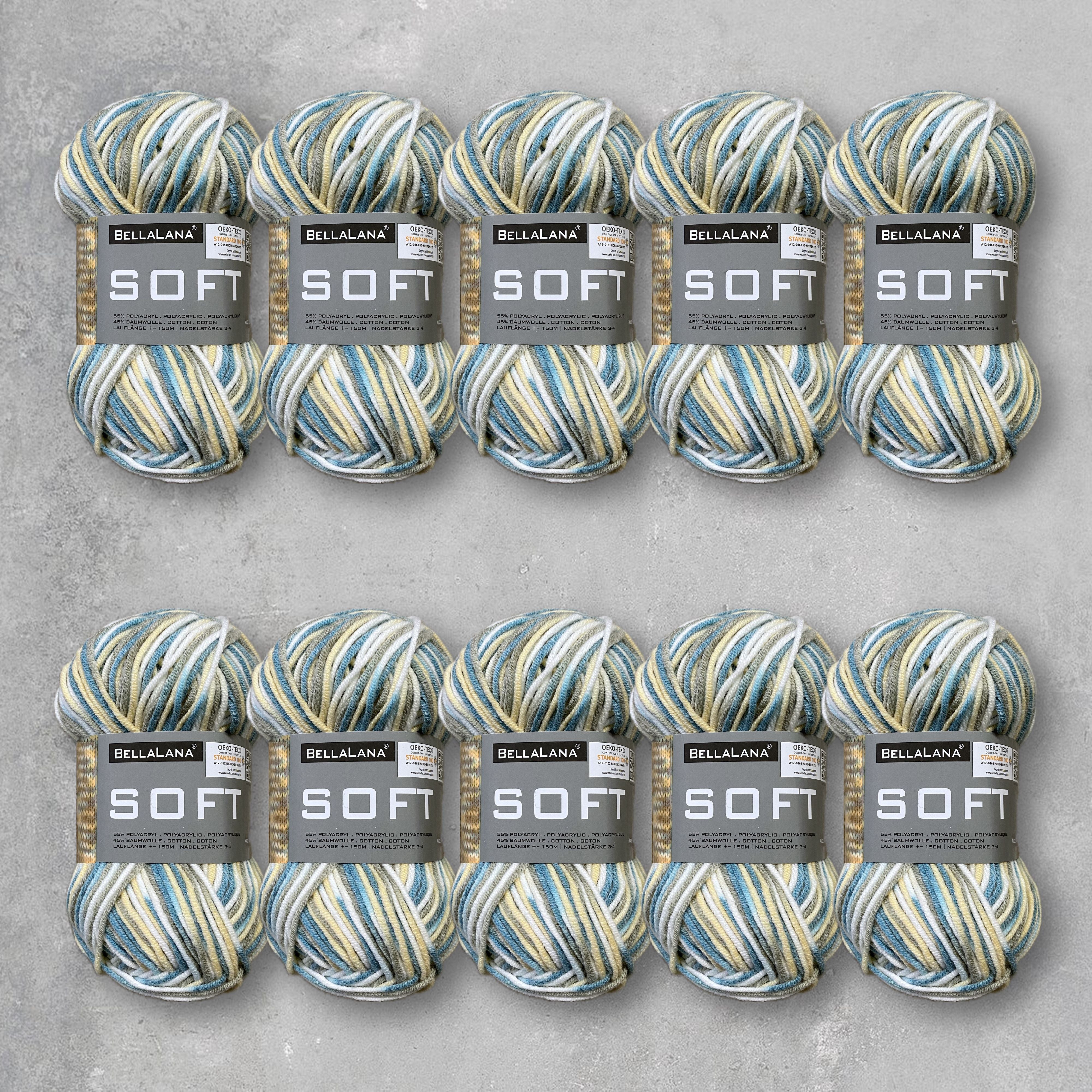 bellalana-soft-color-wollpaket-10x50g-bunt-multicolor-baumwolle image 1