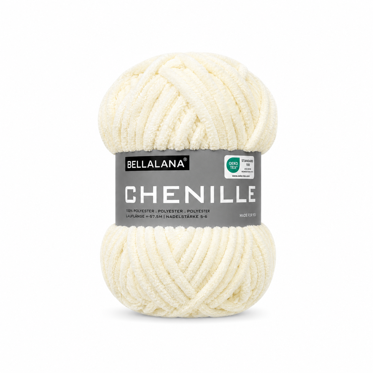 bellalana-chenille-einzelkn-uel-wolle-buttergelb-veganes-kuschelgarn image 5