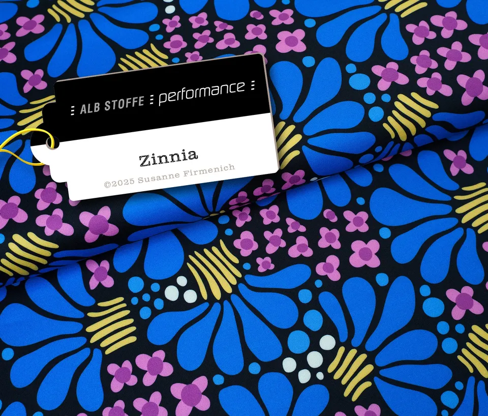 hamburger-liebe-performance-zinnia-blau-schwarz-sport image 1