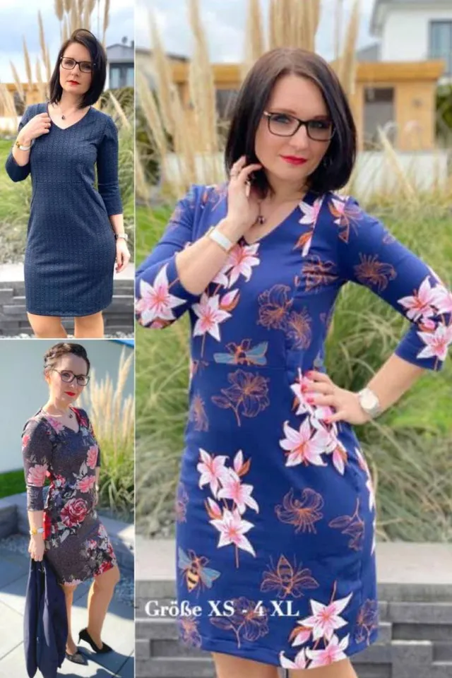 n-hfrosch-victoria-figurwunder-kleid-schnittmuster-xs-4xl image 1