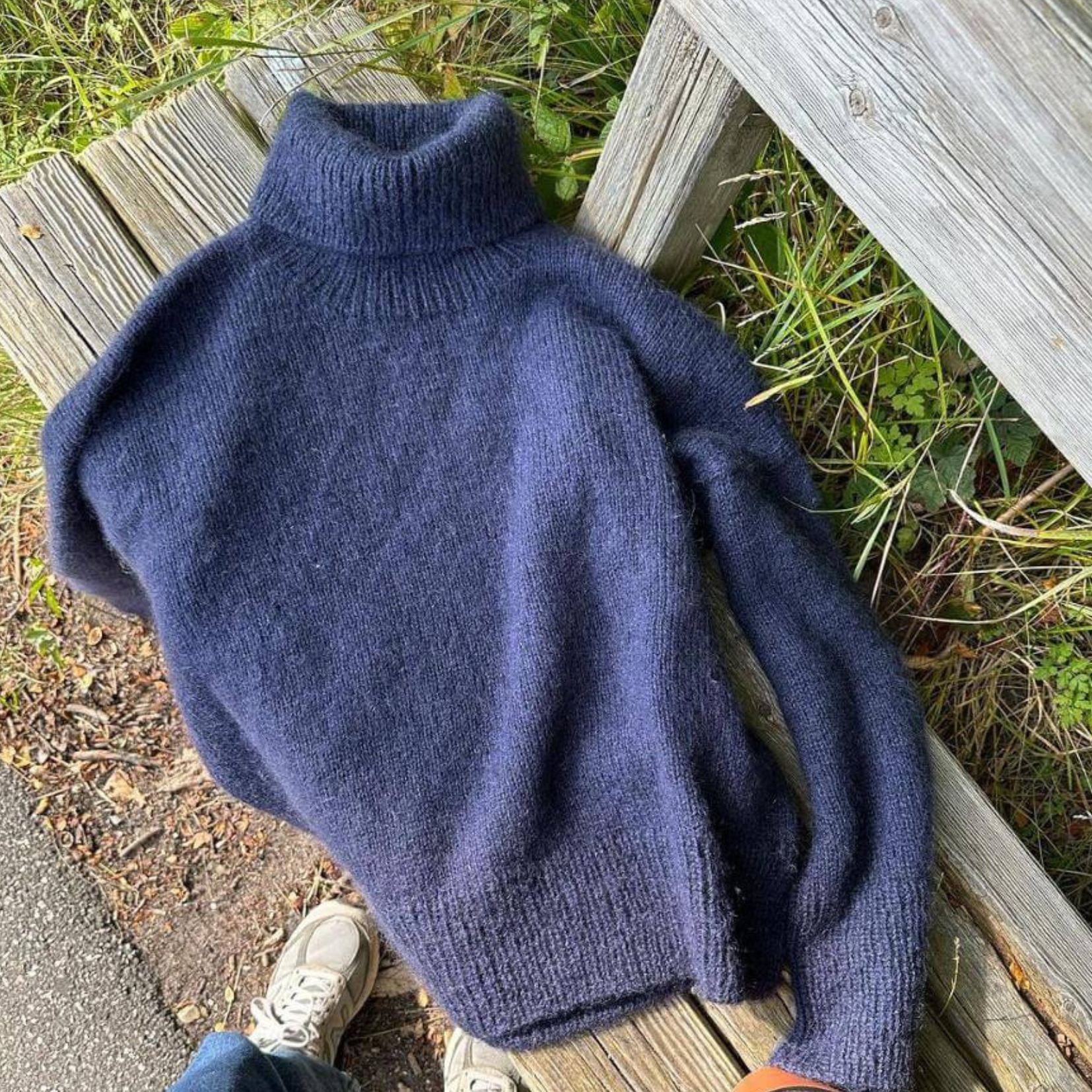 bellalana-strick-sets-chestnut-sweater-pullover-silbergrau-m-oversize image 2