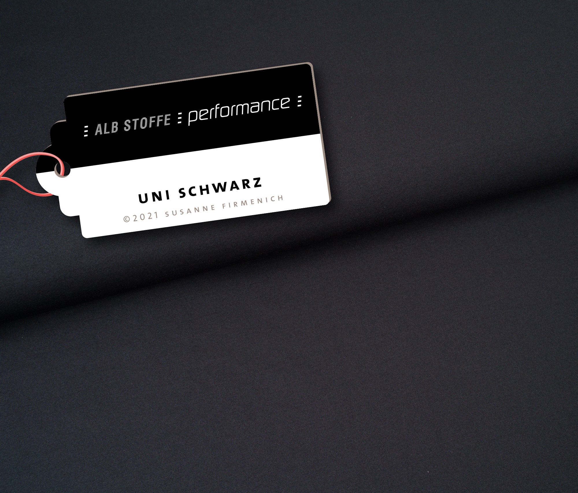 hamburger-liebe-performance-uni-stoff-schwarz-activewear-meterware image 1
