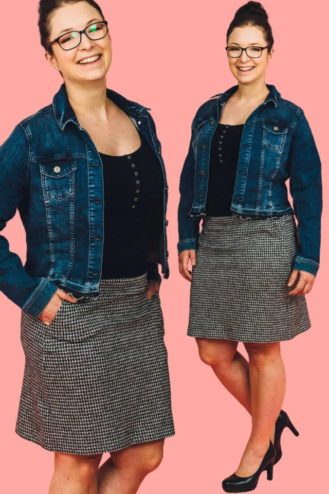 n-hfrosch-guna-damen-rock-papierschnittmuster-a-linie-anf-nger image 1