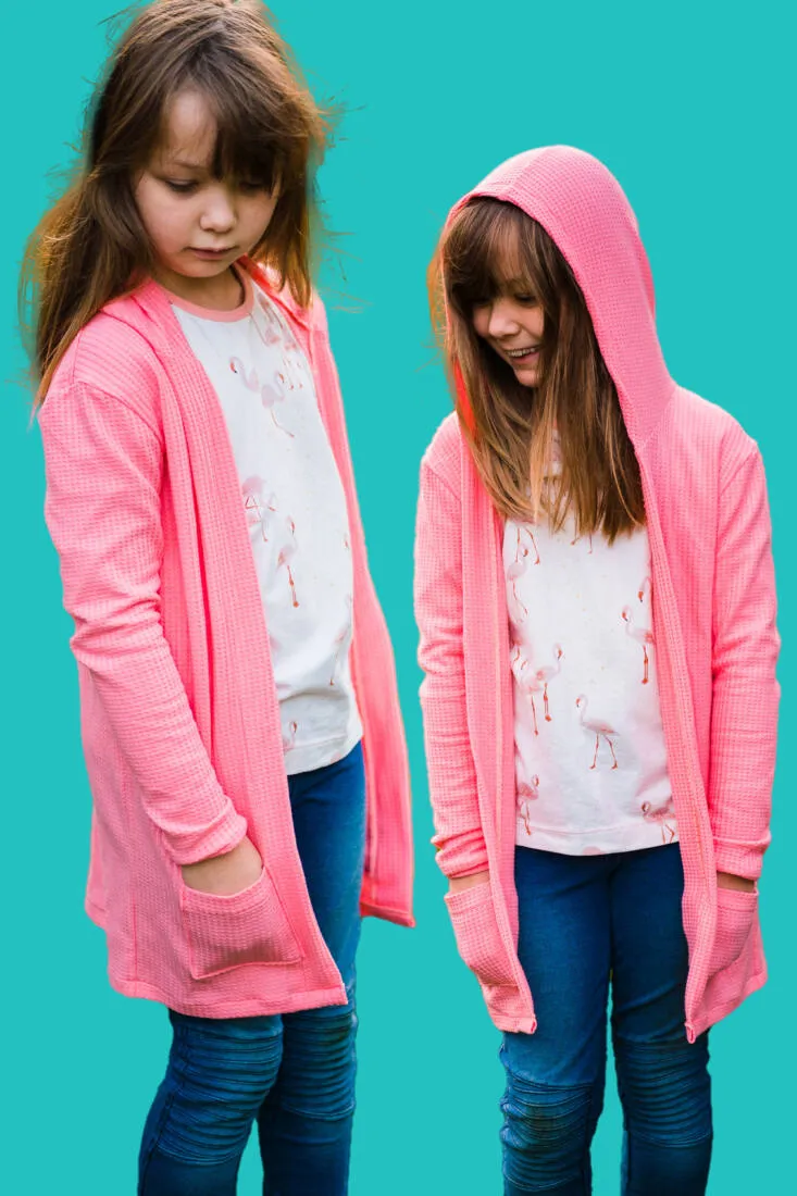 n-hfrosch-kardigan-papierschnittmuster-kinder-strickjacke-kapuze image 1