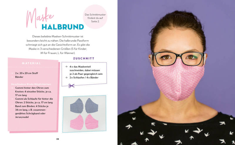 n-hfrosch-masken-n-hen-buch-mund-nasen-schutz-kinder image 2