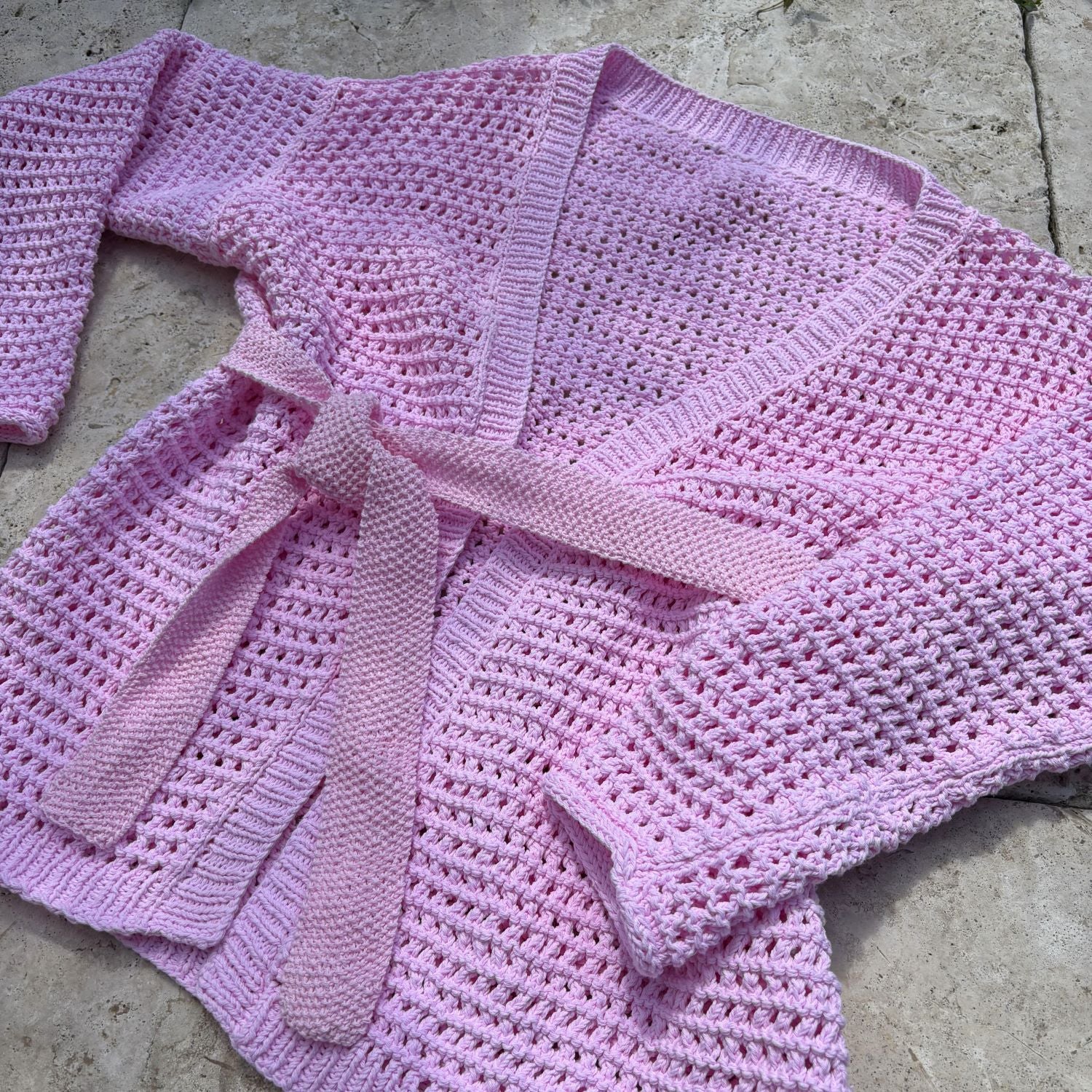 bellalana-biolana-strick-set-cardigan-rosa-36-38-15-kn-uel image 5