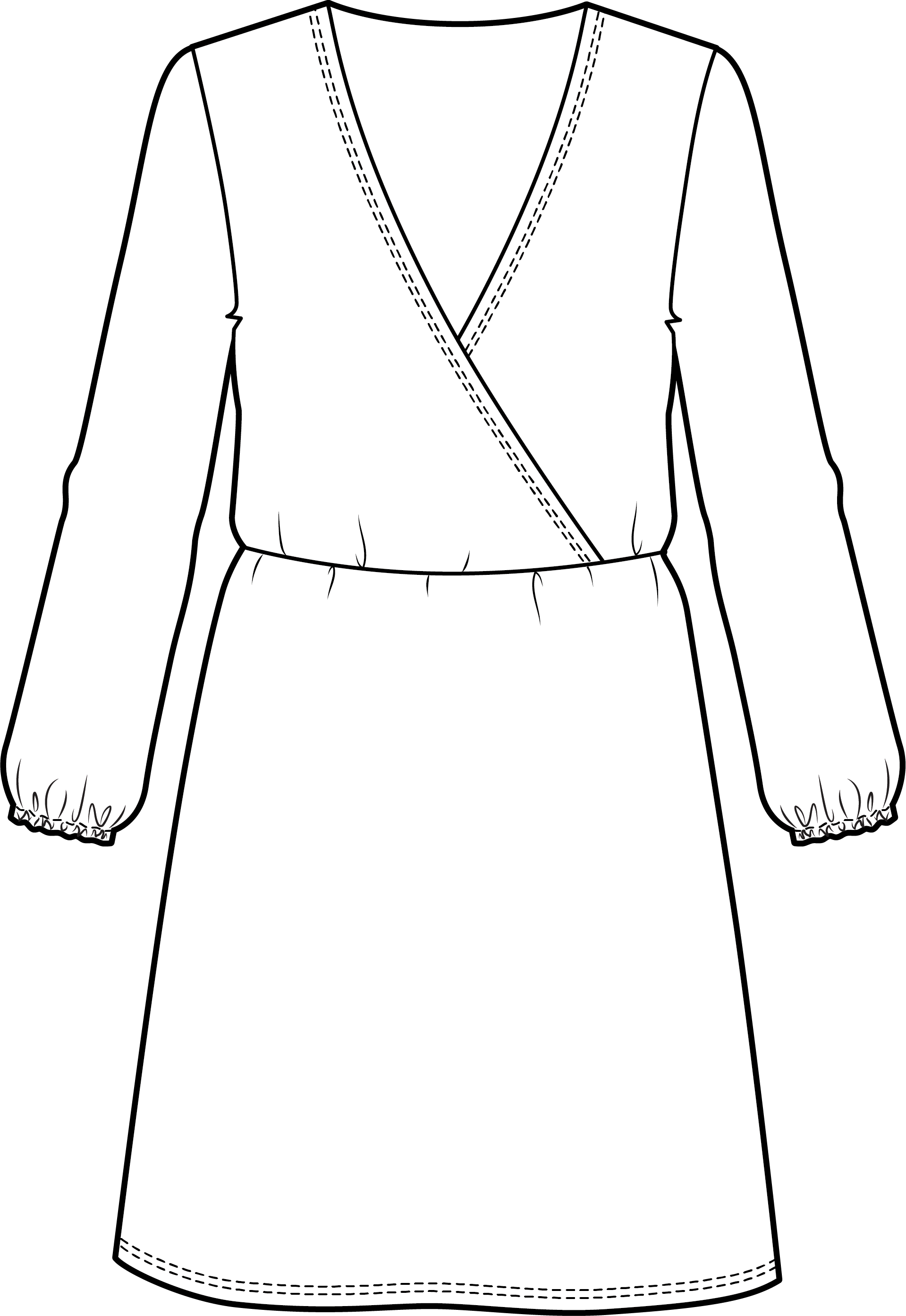 n-hfrosch-papierschnittmuster-damen-kleid-belit-wickelkleid image 3