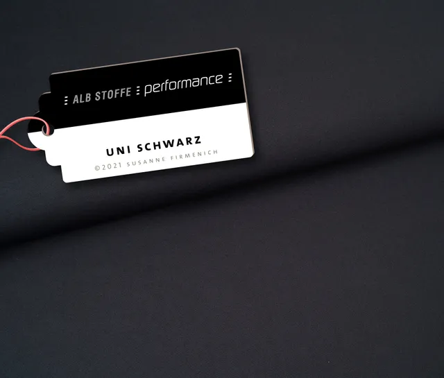 hamburger-liebe-performance-uni-stoff-schwarz-activewear-meterware image 1