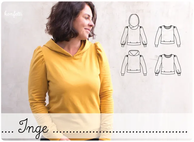 konfetti-patterns-inge-damen-hoodie-ebook-gr-34-50-puff-rmel image 1