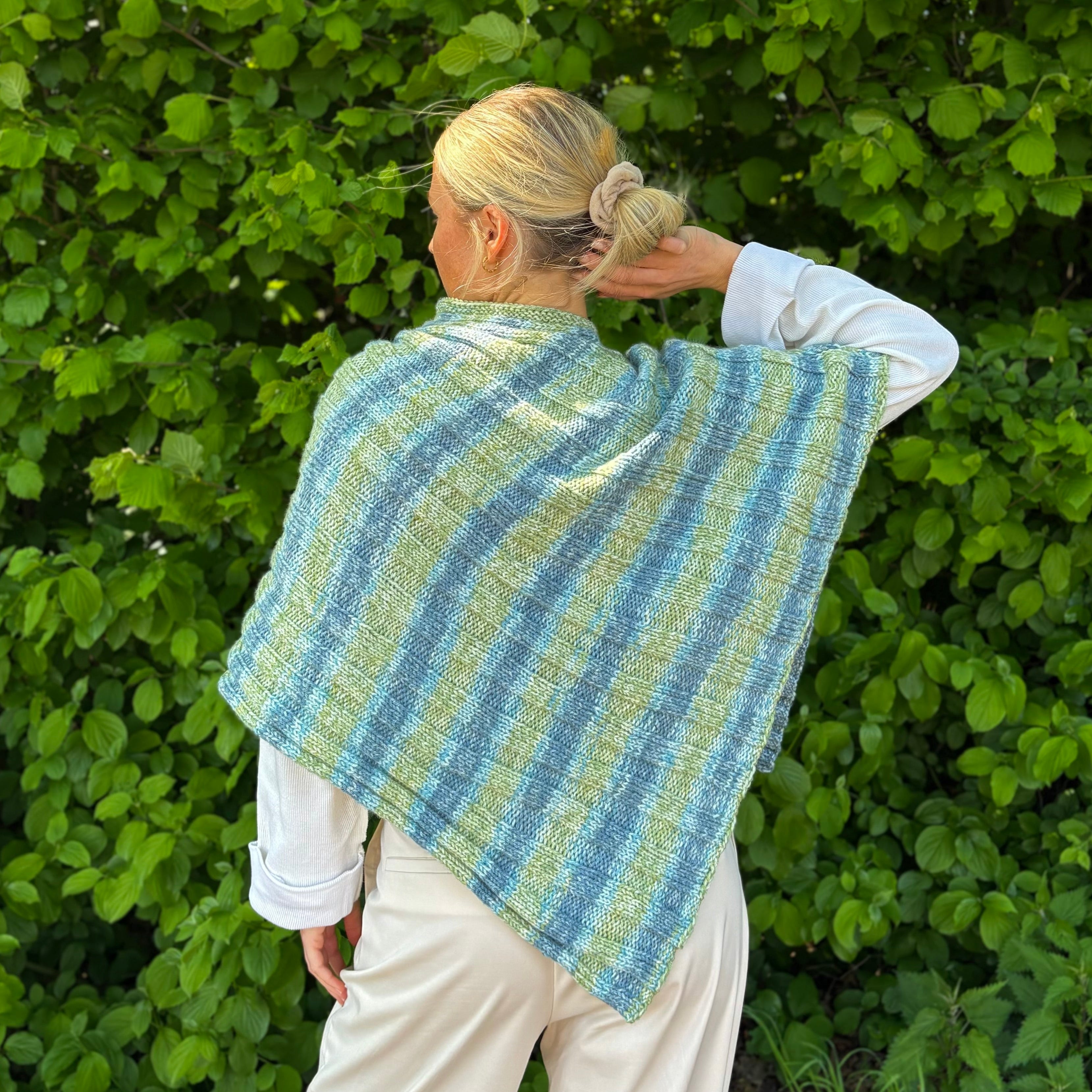 bellalana-mirage-strick-set-poncho-gr-n-t-rkis-40-44 image 4