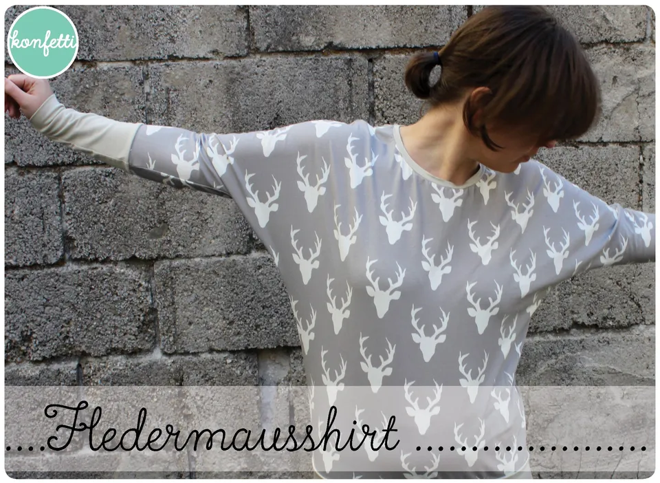 konfetti-patterns-fledermausshirt-schnittmuster-damen-gr-34-52 image 1