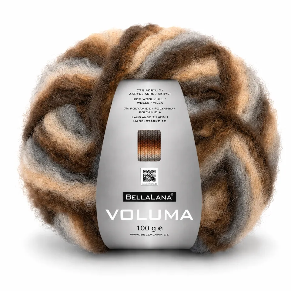bellalana-voluma-flauschgarn-beige-braun-300-mit-wollanteil image 1