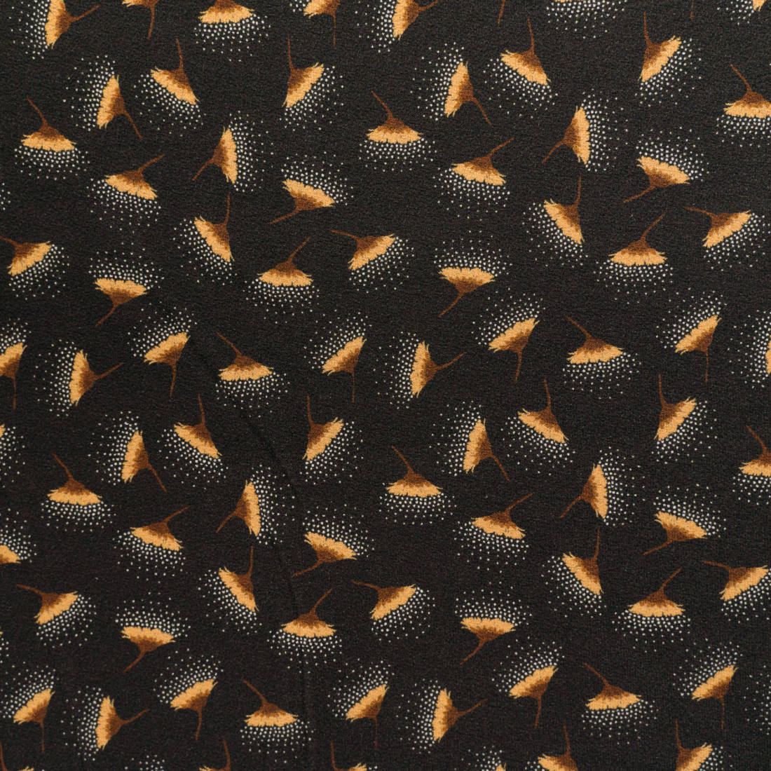 n-hfrosch-stoffe-viskose-krepp-jersey-pusteblumen-schwarzbraun image 2