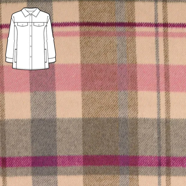 n-hfrosch-luwes-n-hpaket-hemdjacke-karo-beige-rosa image 1