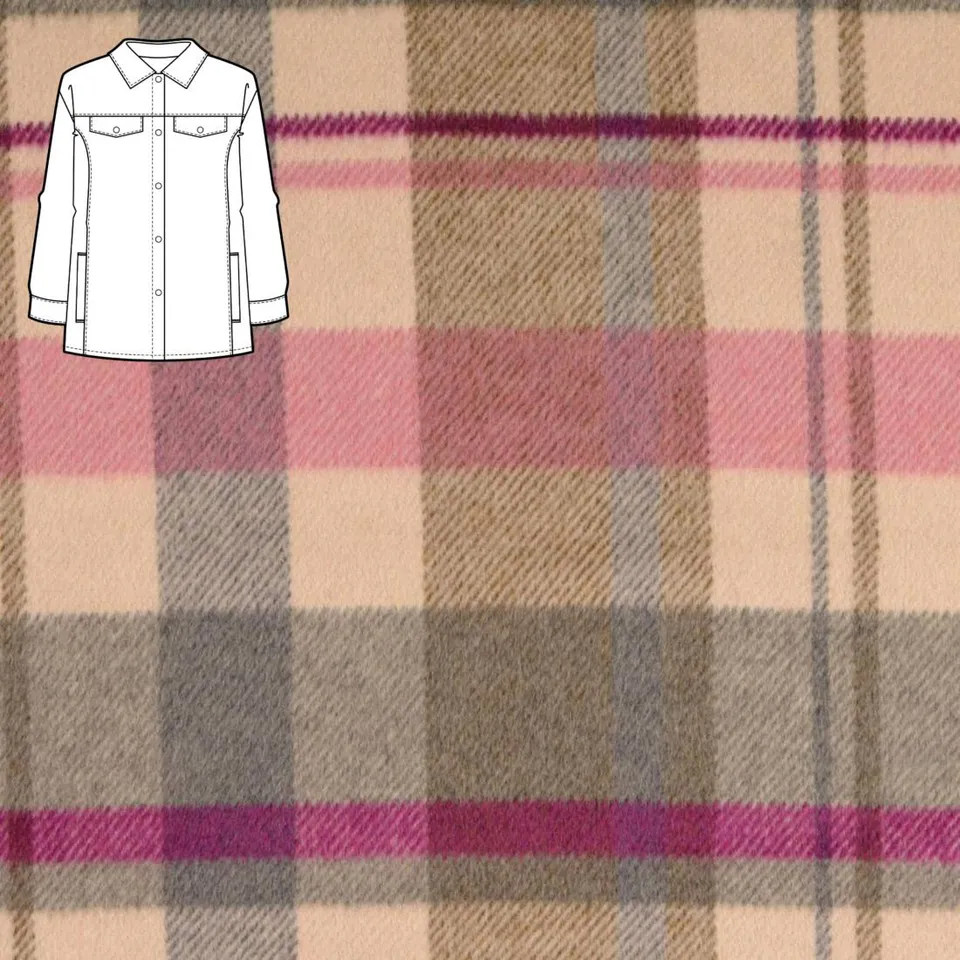n-hfrosch-luwes-n-hpaket-hemdjacke-karo-beige-rosa image 1