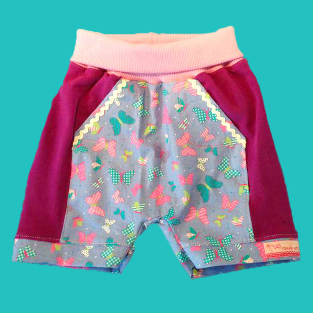 n-hfrosch-minibix-schnittmuster-kids-shorts-sommerhose-mix image 3