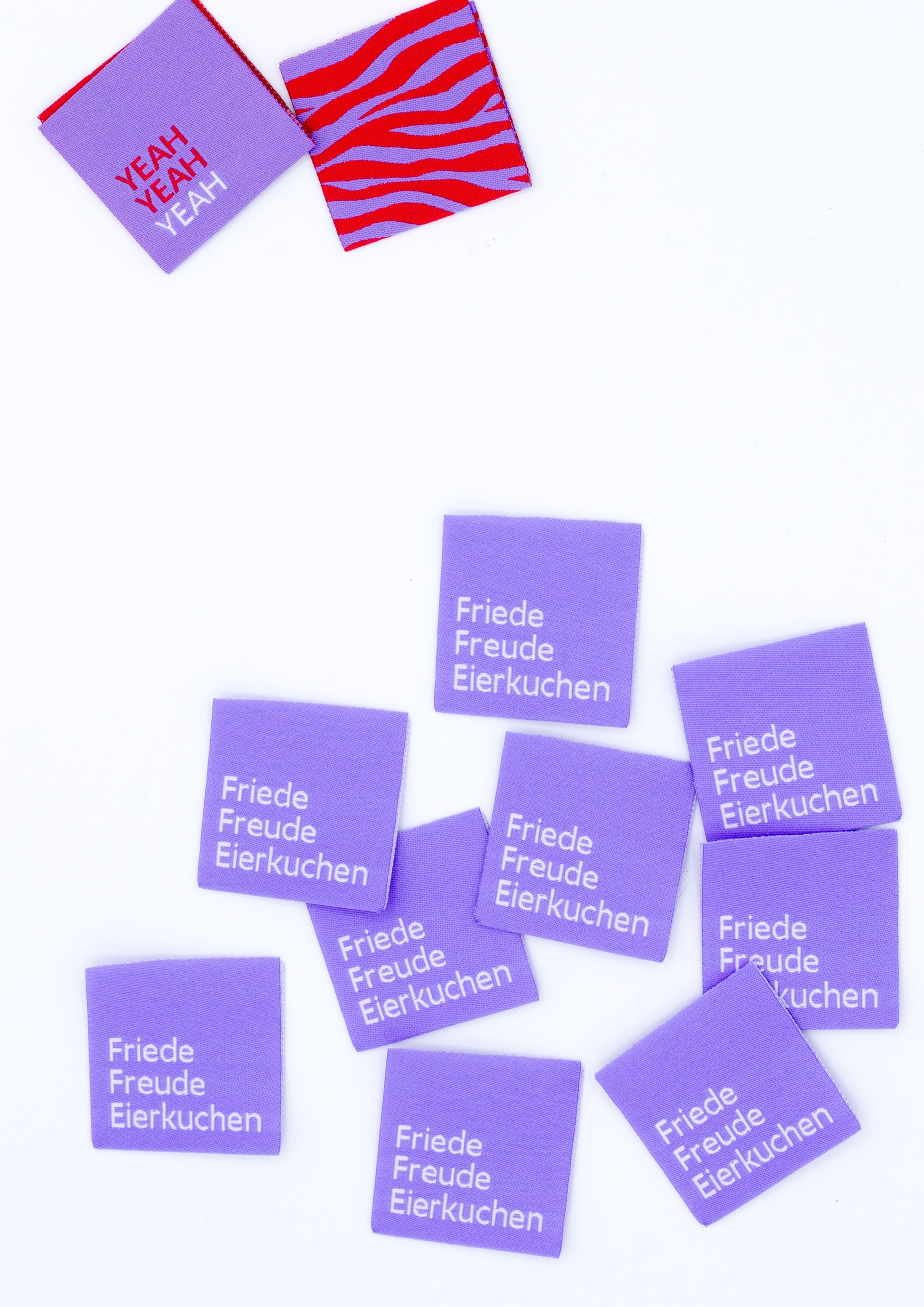 konfetti-patterns-label-friede-9er-set-webetiketten-3x3-cm image 1
