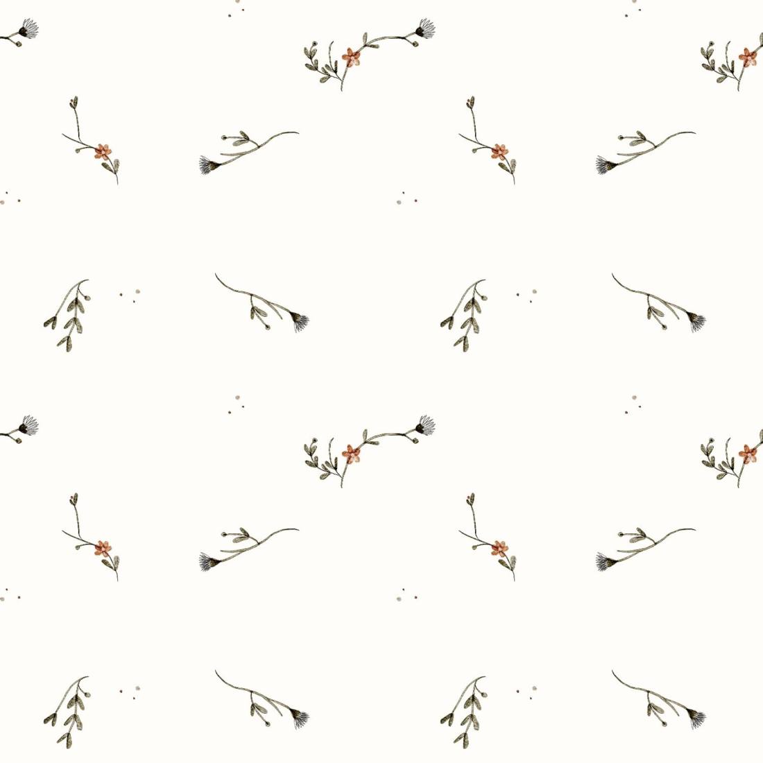 n-hfrosch-stoffe-bio-musselin-wild-flowers-wei-sommerstoff image 1